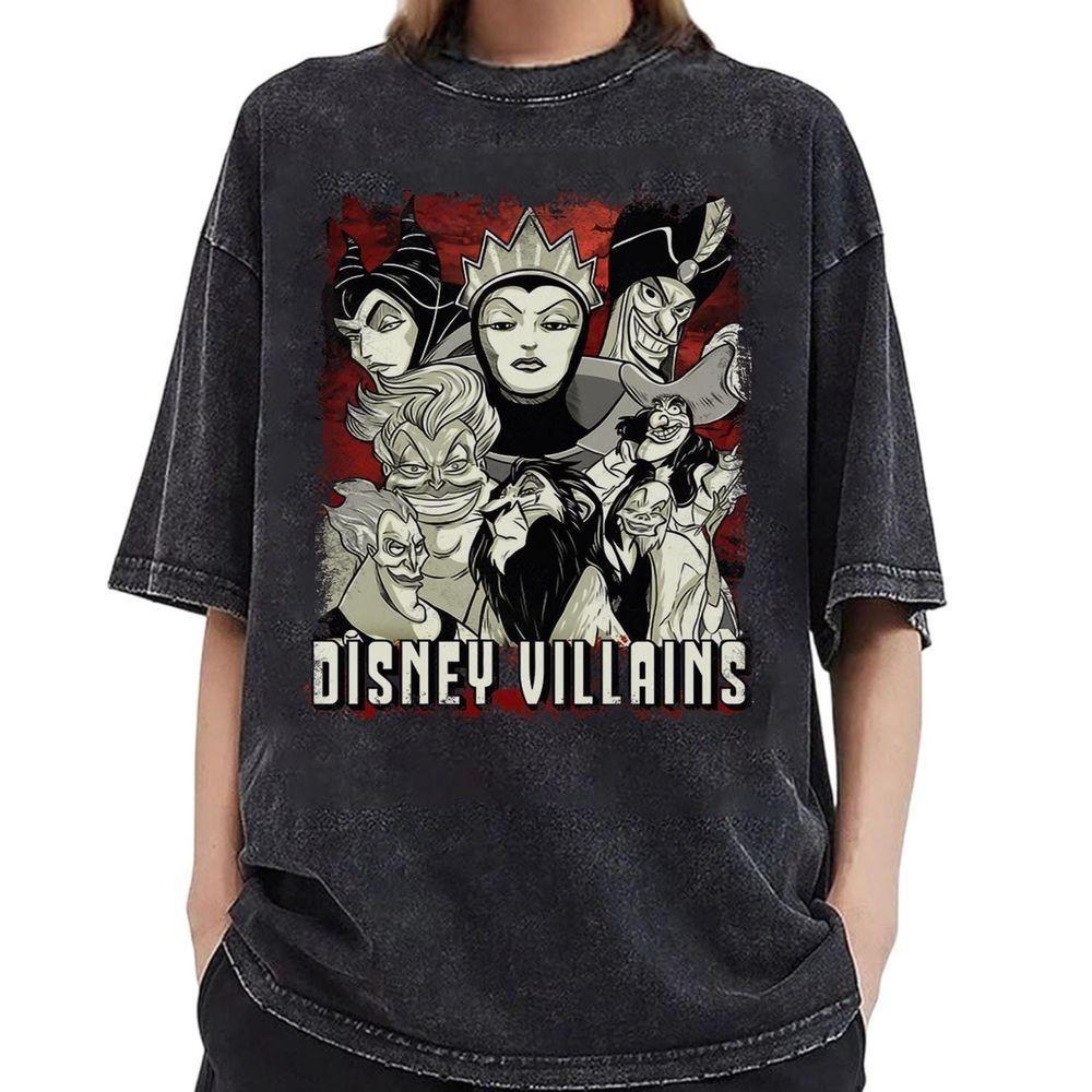 Retro Disney Villains 90s Vuitino Shirt